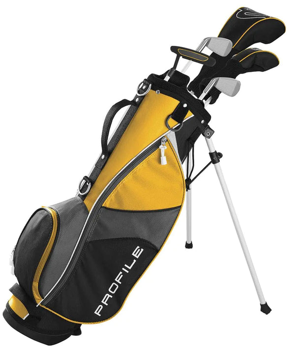 WILSON Golf Profile JGI Junior Complete Golf Set — Medium Yellow Left Hand