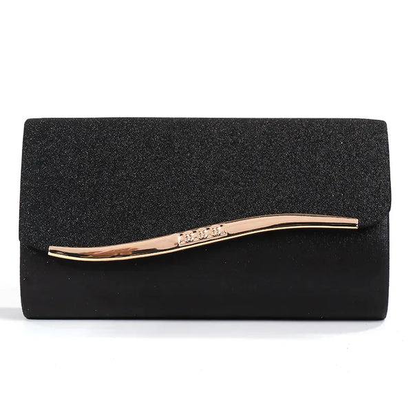 Chic Women's Metal Edging Evening Bag