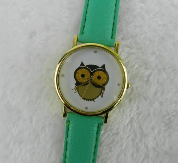 Owl Pattern Women's Watch