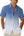 BLYLUXU Mens Gradient Linen Shirts Short Sleeve Button Down Shirt Hawaiian Summer Beach Casual T Shirts Navy Blue