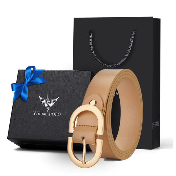 Genuine Leather Women's Belt for Skirts and Jeans