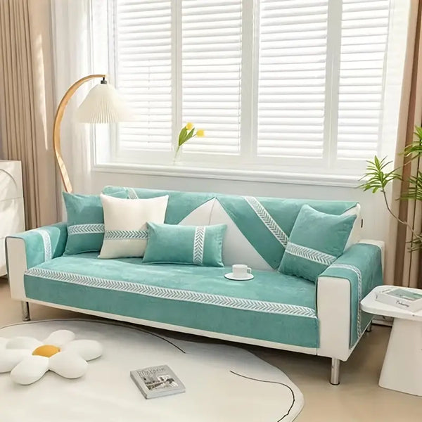 Universal Chenille Sofa Cushion Cover for Pets (1pc)