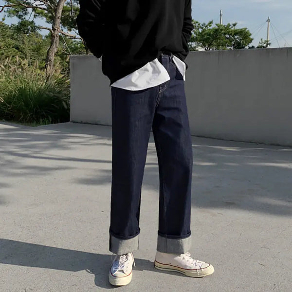 Trendy Loose Straight Jeans for Men