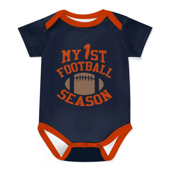 Tbefiow My First Football Season - Baby Bodysuit for Boy Girl Baby Clothes Football Gifts