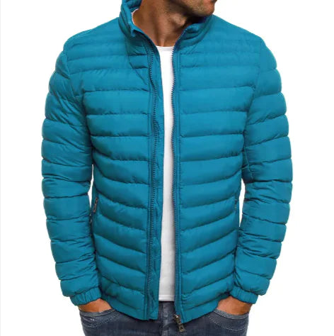 Men's Coldproof Cotton Padded Jacket – Outdoor Zipper Coat
