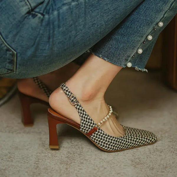 Fashionable Women's Chunky Heel Sandals for Work