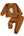 KIMI BEAR Toddler Boy Fall/Winter Clothes sweater Baby Boy Outfits Long Sleeve Sweater Pullover Tops Pants Set Warm Boy Clothes Brown Little Boy Clothes