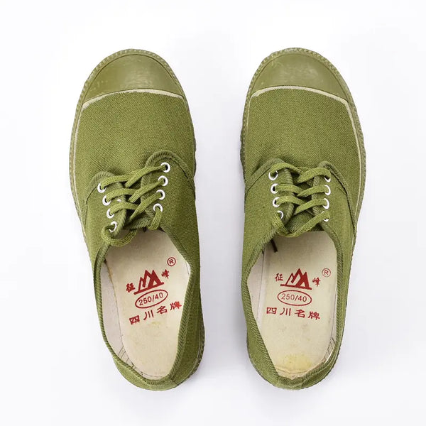 Men's Classic Canvas Work Shoes - Slip-Resistant & Breathable