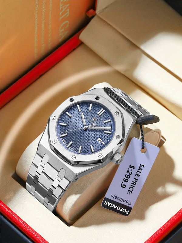 Men's Luminous Waterproof Quartz Watch