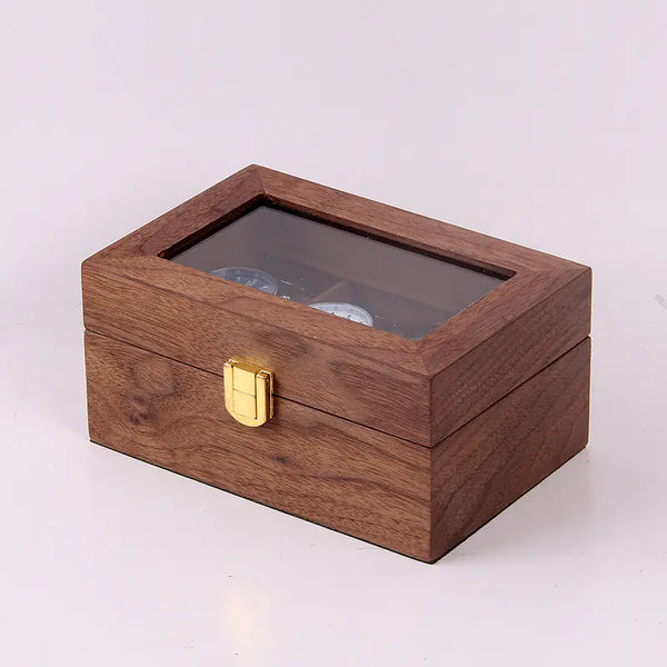 Wooden Watch Box for 6 Watches and 12 Bracelets