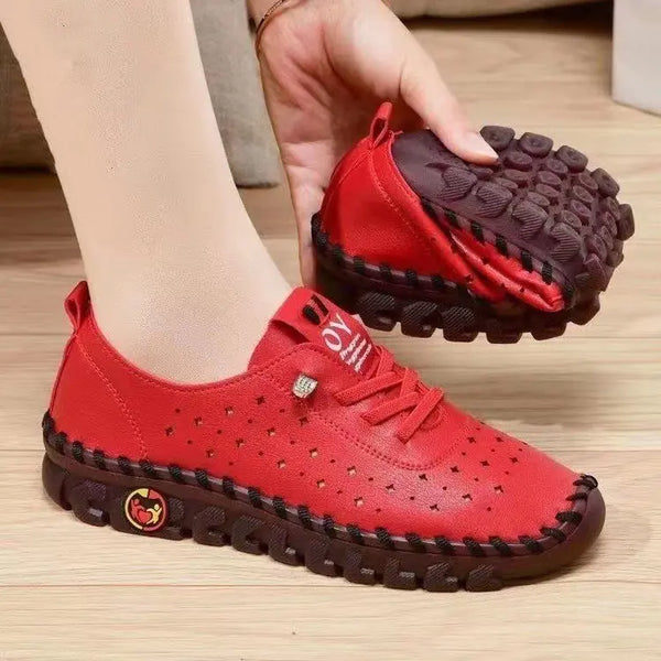 Women's Retro Oxford Leather Shoes with Soft Sole