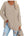 Oversized Women's T-Shirt with V-Neck (Multicolor)