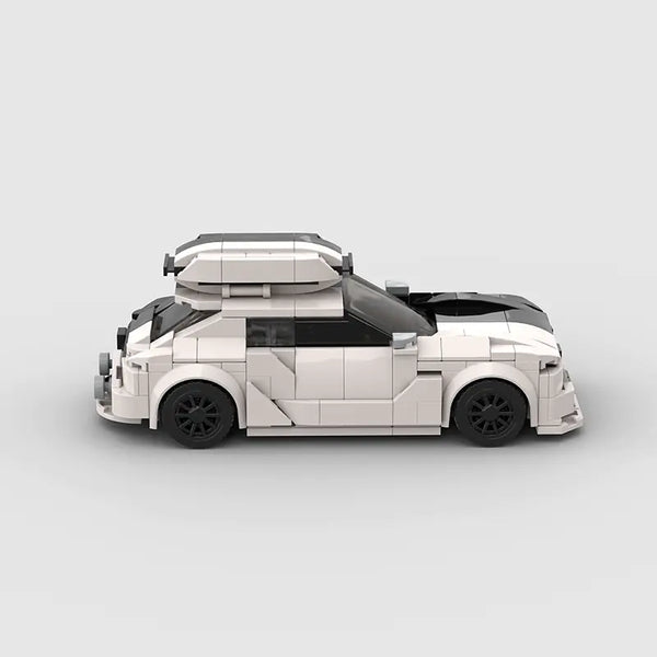 RS6 Race Car Model MOC Compatible with LEGO Building Blocks