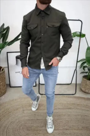 Men's Brushed Casual Shirt