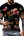 Christmas Print Casual Men's Polyester T-Shirt