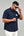Personalized Color Contrast Short-Sleeved Shirt for Men