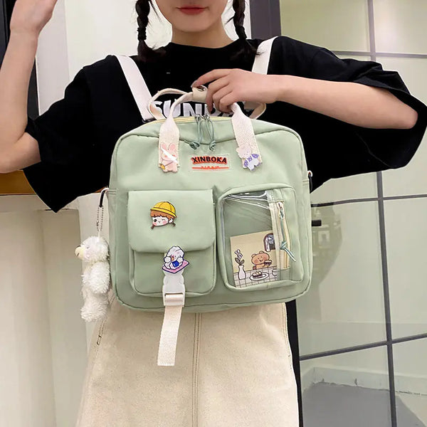 Cute Large Capacity Women's Japanese Bag