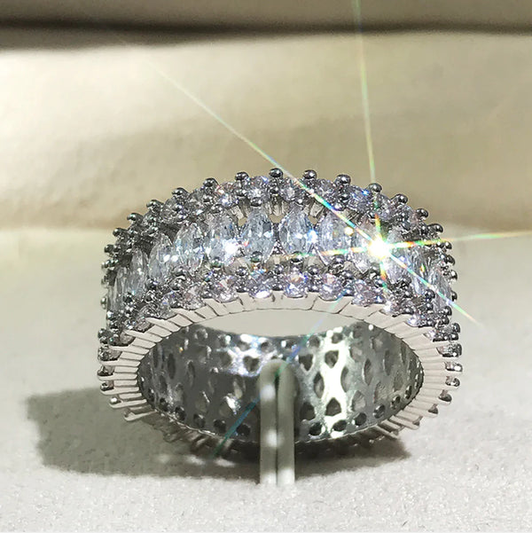 Fashionable Zirconia Ring for Women - Export Jewelry