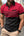 Men's Casual Polo Shirt with Pocket and Striped Design