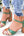 Color Block Buckle Women's Block Heel Sandals