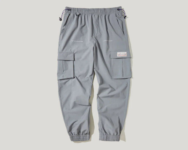 Men's Printed 3D Pocket Jogger Windbreaker Pants