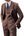 Herringbone Men's Suit Slim Fit