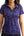YATTA GOLF Womens Violet Vogue Short Sleeve V-Neck Golf Polo Shirt