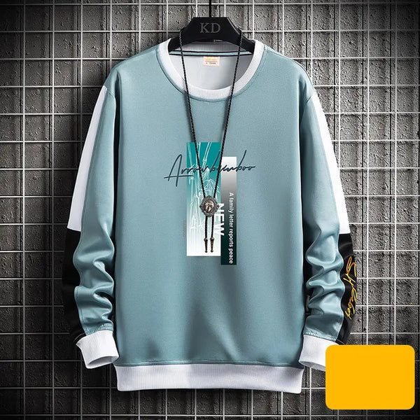 Men's Casual Autumn Winter Hoodie Long Sleeve T-Shirt