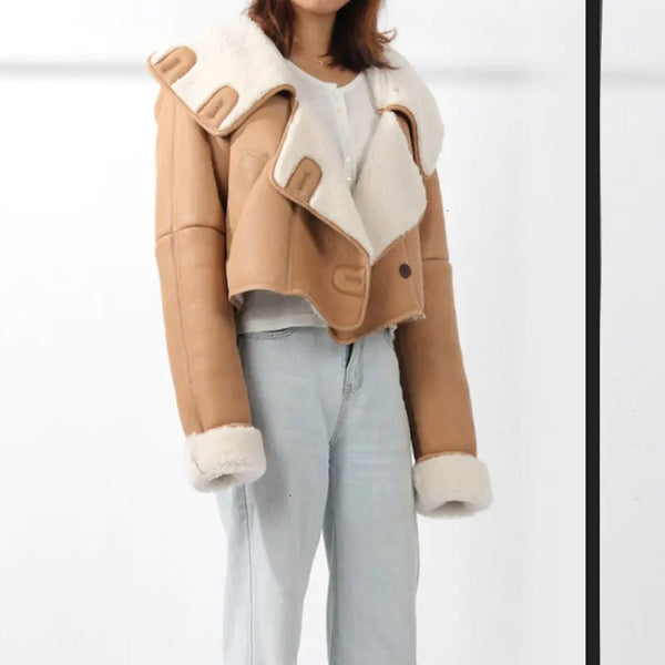 Modern Valley 2019 Women's Hooded Shearling Jacket