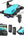 SIMREX X300C Mini Drone with Camera 720P HD FPV RC Quadcopter Foldable Drone Altitude Hold 3D Flip Headless Mode Gravity Control and 2 Batteries Gift Drones for Kids Adults Beginner (Blue)