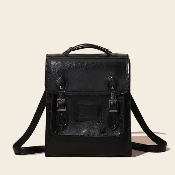 Genuine Leather Women's Fashion Bag in Oil Wax Finish