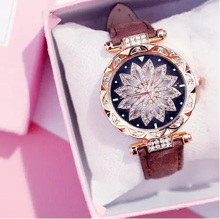 Fashionable Waterproof Full Diamond Women's Watch