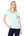 U.S. Polo Assn. Womens Short Sleeve V-Neck T-Shirt. Easy Turquoise M