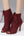 Peep-Toe Lace-Up Ankle Boots