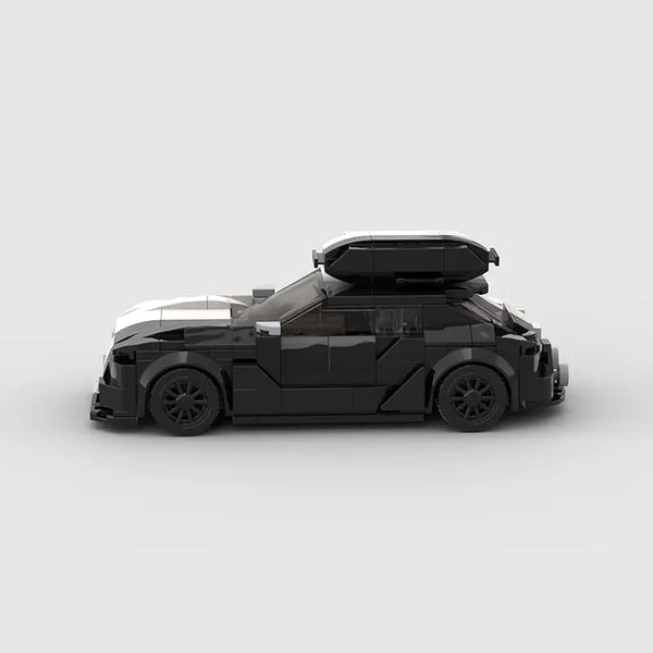 RS6 Race Car Model MOC Compatible with LEGO Building Blocks