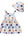 Baby Girl Clothes Summer Blue Dress Infant Boho Short Sleeve Dresses Floral Baby Outfit Baby Girl Gifts 3-6 Month Girl Clothes