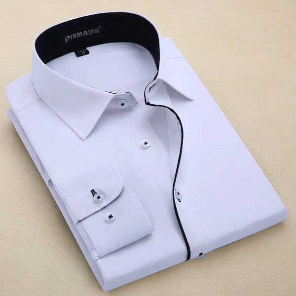 Custom Men's Dress Shirts with Logo Embroidery