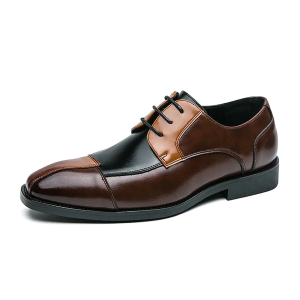 Color Matching Leather Shoes for Business Formal Wear