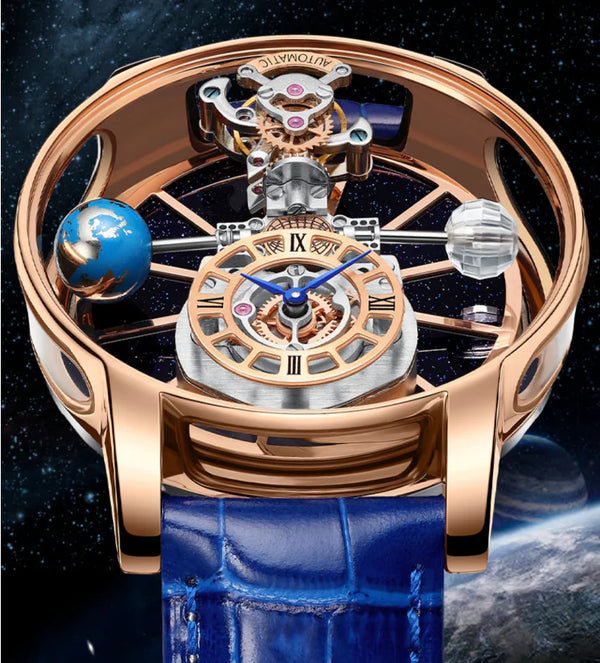 Men's Skeleton Quartz Watch