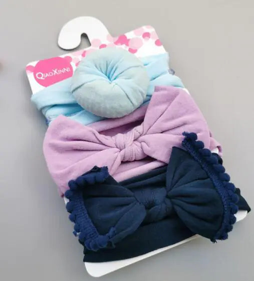 Bow Elastic Nylon Baby Hair Band Fashion Decoration