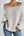 Women's Off-Shoulder Color Block Sweater