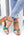 Color Block Buckle Women's Block Heel Sandals