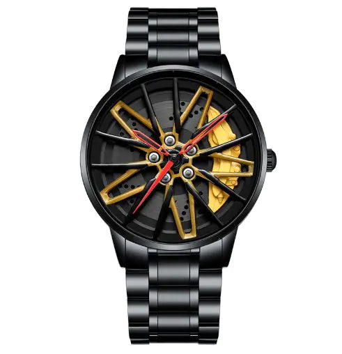 Orbiting Wheel Timepiece for Men