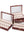 Wooden Watch Box with Dual Layers for 10-20 Watches