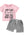 Toddler Girl Summer Outfits Letters Baby Girl T-shirt Baby Girl Tops Baby Shorts 2PCS Infant Girl Clothes (Pink A 18-24 Months)