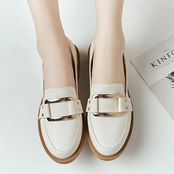 Spring Women's Casual Thick-Soled Oxford Shoes