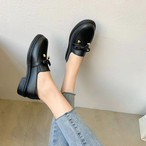 Women's Waterproof Low Top Rain Shoes with Bowknot