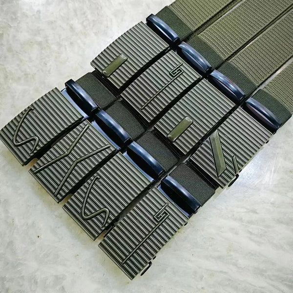 Men's Nylon Automatic Buckle Canvas Belt - New Trend