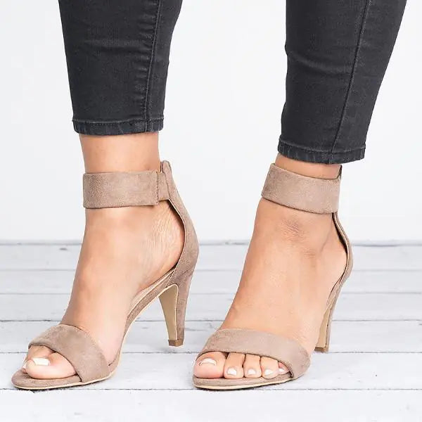 Women's Fashion Sexy High Heeled Thick Heel Sandals