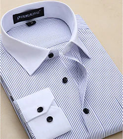 Custom Men's Dress Shirts with Logo Embroidery